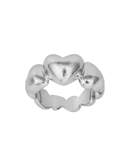 SHAPE sølv rhodinert hjerte ring - 112-000 Størrelse 54 - Nordahl Andersen