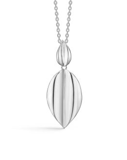 Mads Z Folding Drop halskæde i sølv - 2120100 - Mads Z