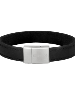 SON armbånd sort kalvelæder 12 mm - 897-016-BLACK21 - Nordahl Andersen