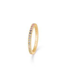 Mads Z Poetry Rainbow 14 kt. ring - 1544061 Rainbow 56 - Mads Z