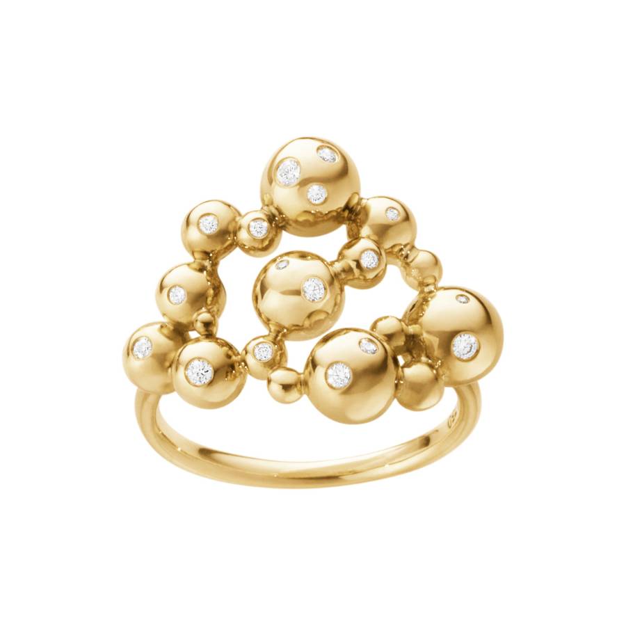 Georg Jensen Grape Cluster ring i guld - 20001423 20001423 18 kt 57 - Georg Jensen - smykker