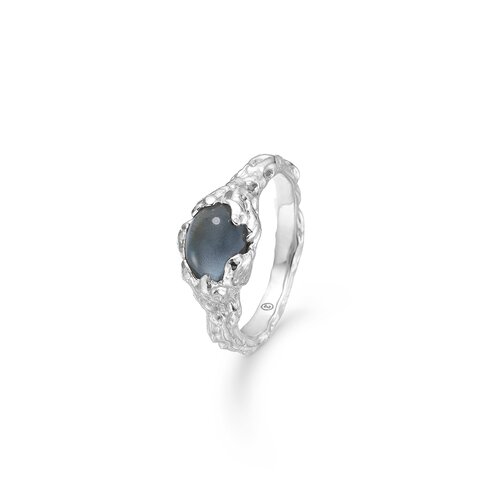 Studio Z Magma sølv ring med blå sten - 7147831 7147831 sølv 54 - Studio Z