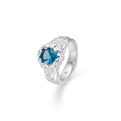 Studio Z Forest sølv ring med blå sten - 7147848 7147848 Sølv 56 - Studio Z