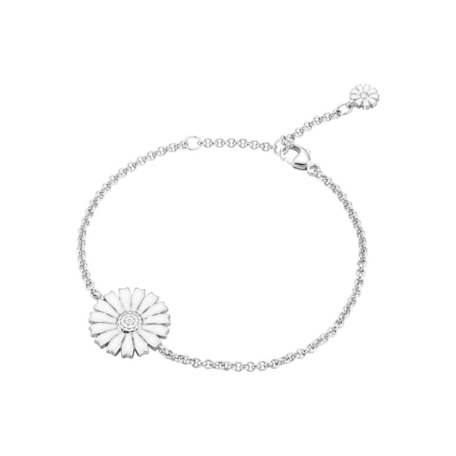 Georg Jensen Daisy sølv armbånd med 1 blomst - 20001538 - Georg Jensen - smykker
