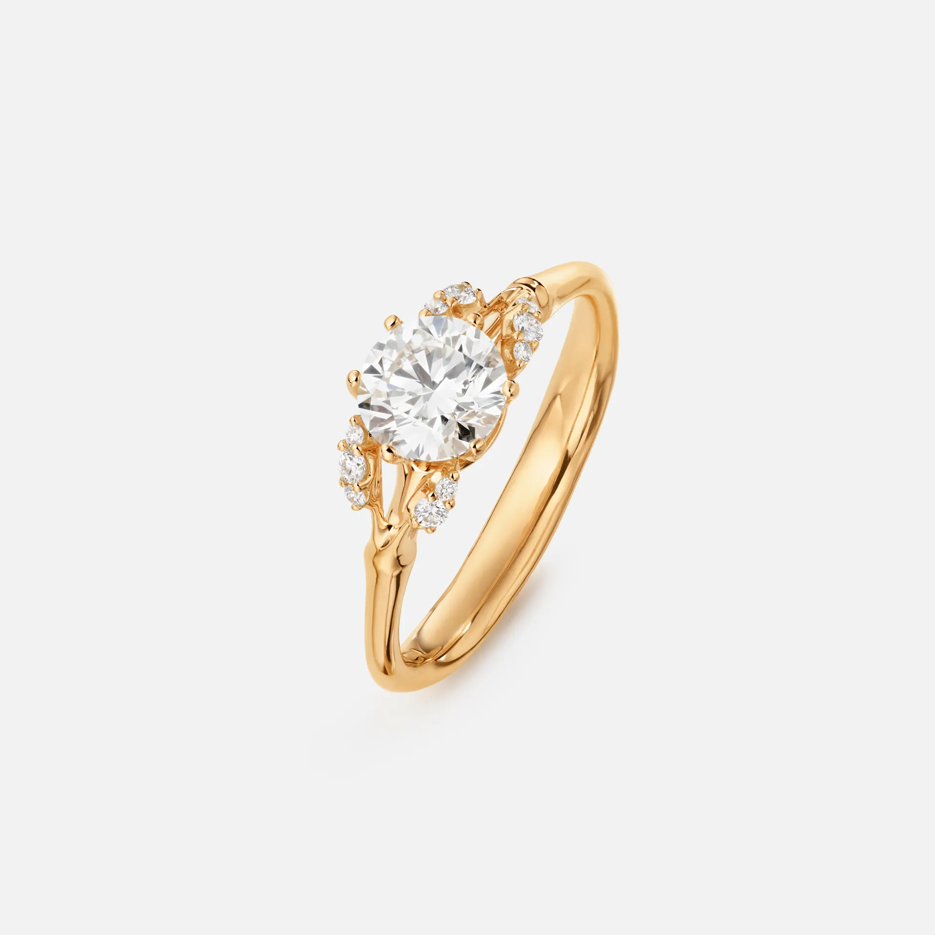 Ole Lynggaard Vinter frost solitaire ring A2781-423 18 kt 55 - Ole Lynggaard